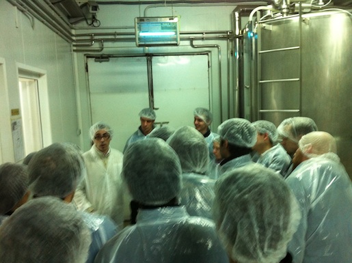 Image Young chefs from all over the world visit our factory