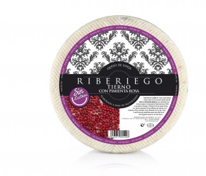 lactose tendre Riberiego avec poivre rose