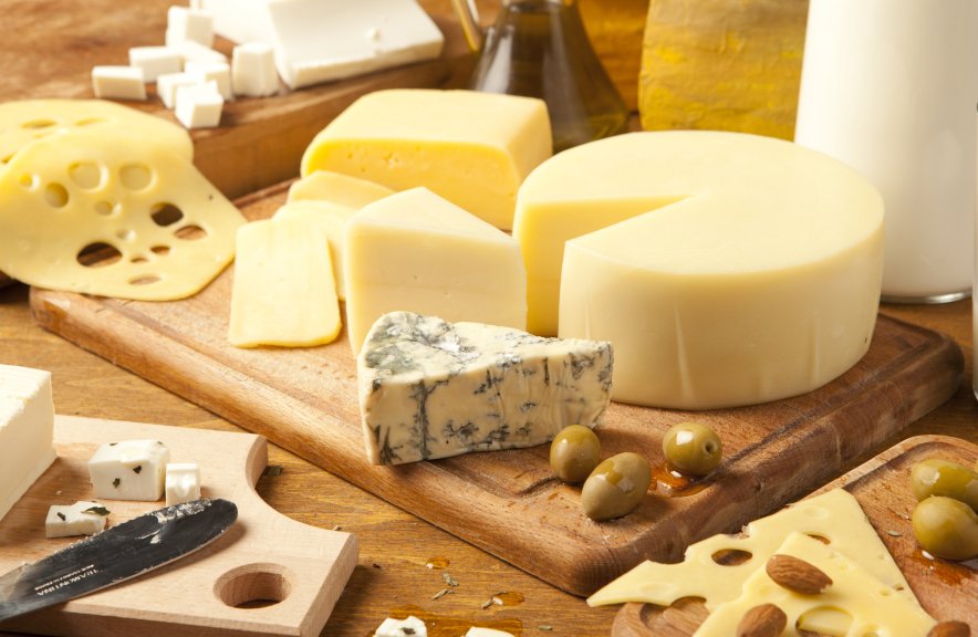 Variety of Cheeses