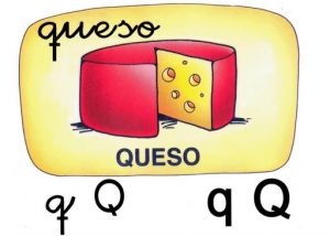 letra q queso