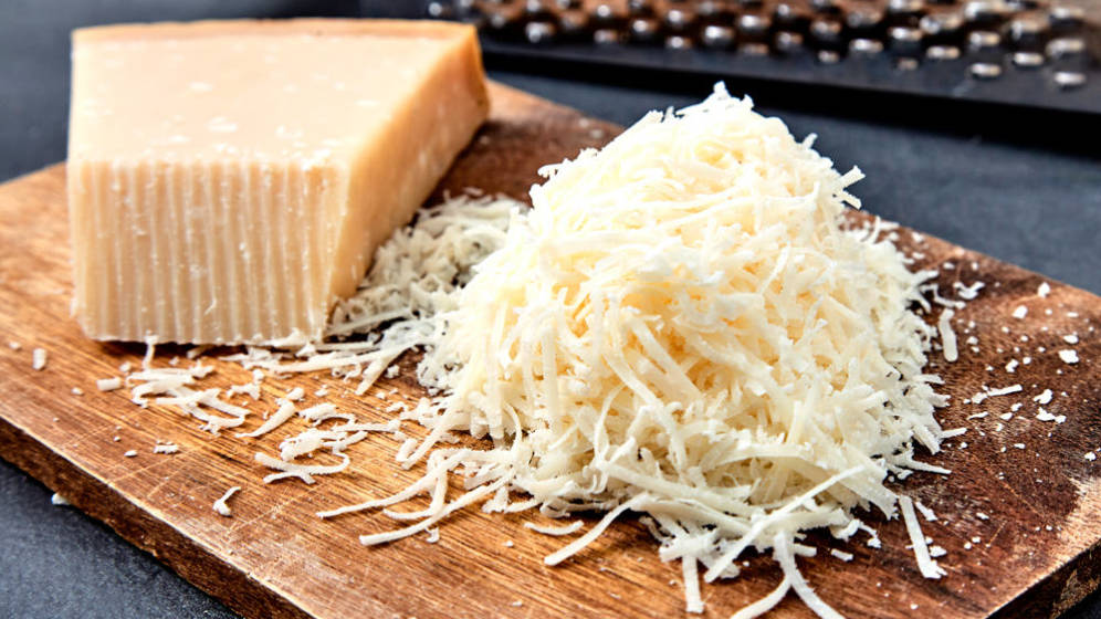 Grated cheese...