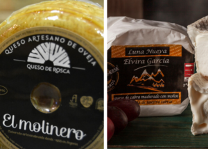 Queso de Oveja El Molinero y Queso de Cabra Elvira García