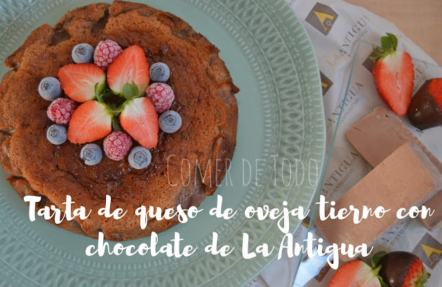 Desayunos con queso 2 Tarta de Queso Tierno con chocolate