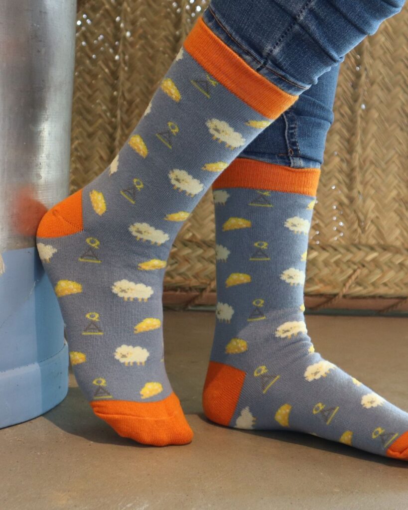 funny socks cheeses